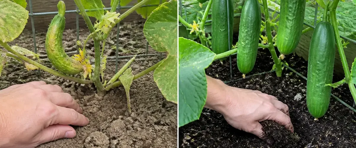 Before and after cucumber care for a longer productive harvest